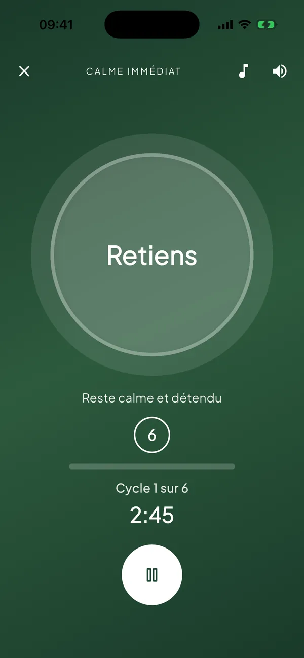 Une séance guidée chaque jour