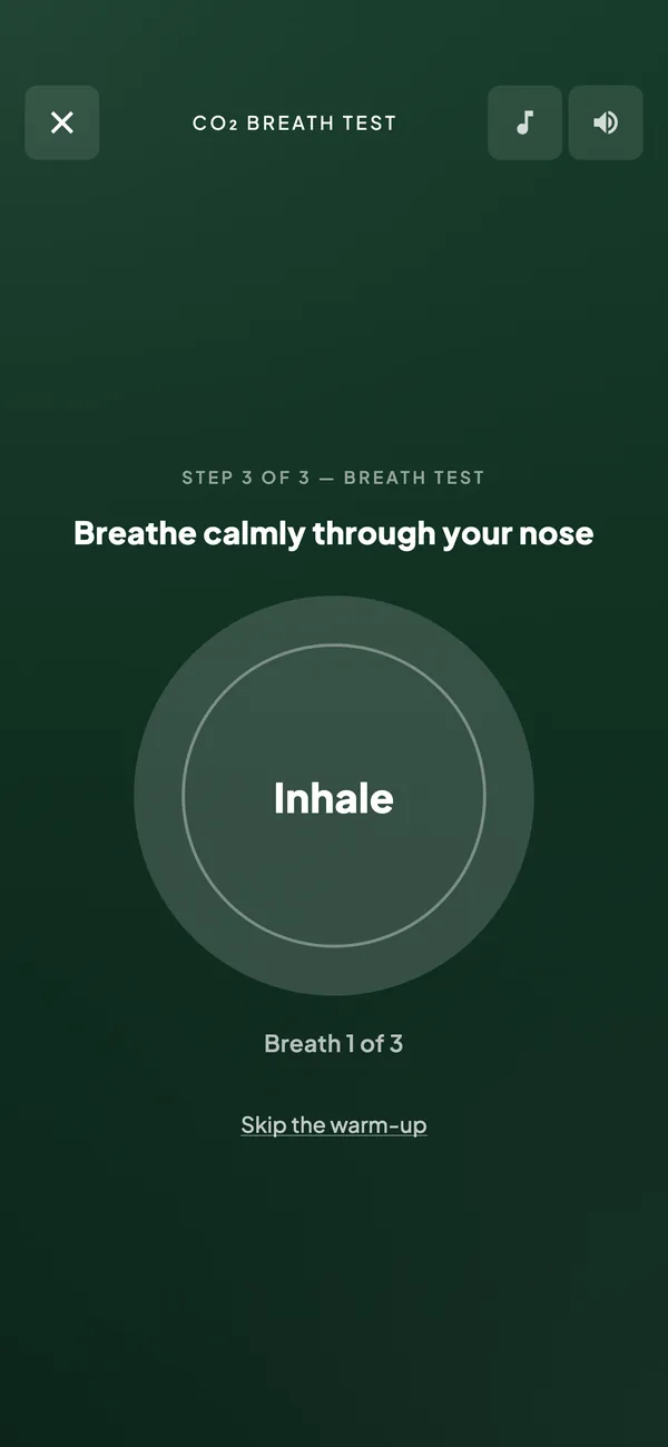 BreathLife - breath-hold test with personalized levels
