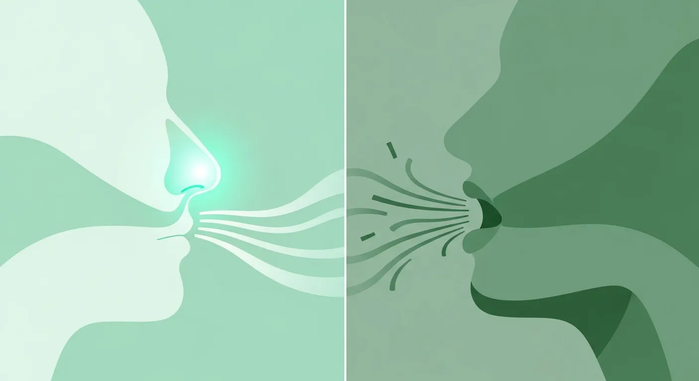 Nasal vs Mouth Breathing: Why Your Nose Changes Everything